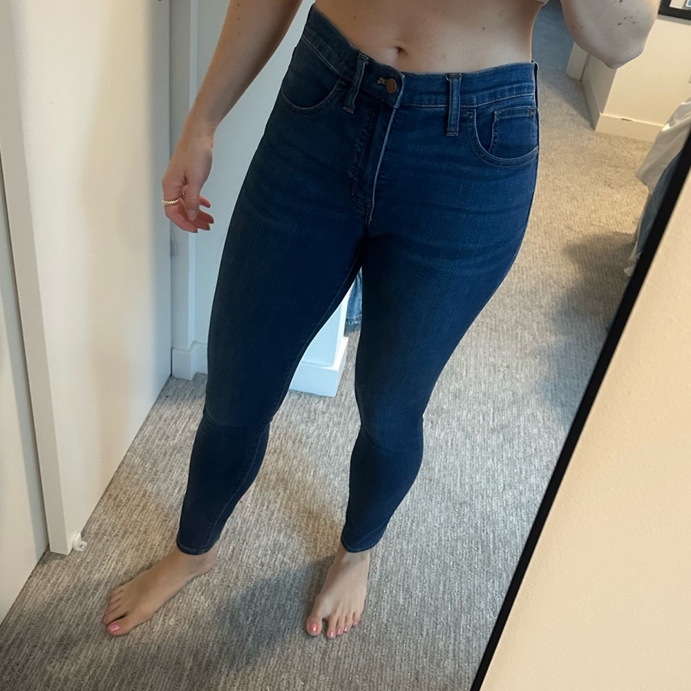 Madewell Women's Dark Indigo Skinny Jeans